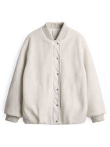 OPUS Kurtka "Hulda" w kolorze kremowym rozmiar: 42. Brązowe kurtki Opus, bez wzorów, bez kaptura. Za 217,99 zł.