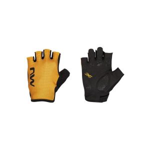 Rękawice rowerowe damskie NORTHWAVE Active Woman żółty. Brązowe rękawiczki Northwave, bez wzorów. Za 77,00 zł.
