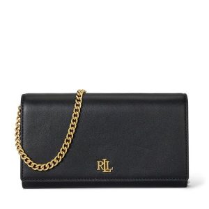 Torebka LAUREN RALPH LAUREN. Czarne torebki klasyczne Lauren Ralph Lauren, bez wzorów, bez dodatków. Za 684,99 zł.