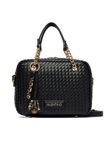 Valentino Torebka Gea VBS9UC23 Czarny. Czarne torebki klasyczne Valentino, bez wzorów, ze skóry, bez dodatków. Za 580,99 zł.