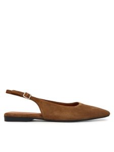 Vagabond Shoemakers Baleriny Delia 5907-240-89 Brązowy. Brązowe balerinki Vagabond Shoemakers, bez wzorów, ze skóry, bez obcasa, bez zapięcia. Za 449,99 zł.