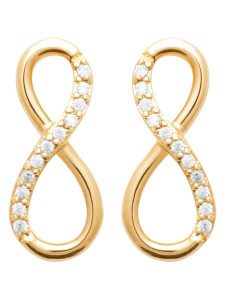 L'Atélier Précieux Pozłacane kolczyki-wkrętki z cyrkoniami rozmiar: onesize. Żółte kolczyki l'Atelier precieux, z cyrkonią, pozłacane. Za 113,36 zł.