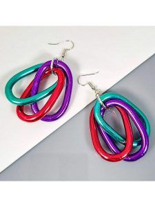 LA CHIQUITA Posrebrzane kolczyki rozmiar: onesize. Czerwone kolczyki LA CHIQUITA, posrebrzane. Za 89,95 zł.