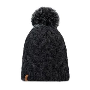 Czapka BUFF KNITTED & FLEECE BAND BEANIE CARYN. Szare czapki Buff, bez wzorów, sportowe. Za 135,99 zł.