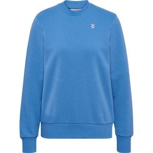 Damska bluza z okrągłym dekoltem Hummel Pulse. Niebieskie bluzy Hummel, bez wzorów, bez kaptura. Za 181,00 zł.