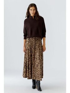 Oui Golf w kolorze brązowym rozmiar: 42. Brązowe golfy Oui, bez wzorów. Za 334,60 zł.