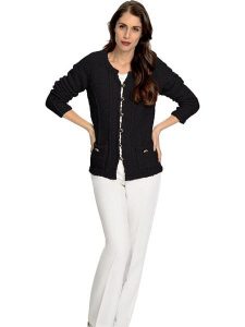 Heine Kardigan w kolorze czarnym rozmiar: 48. Czarne kardigany Heine. Za 79,59 zł.