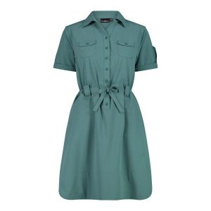 Sukienka damska turystyczne CMP 33S5346. Zielone sukienki CMP, na co dzień, l, bez wzorów, sportowe, bez kołnierzyka, bez ramiączek, sportowe. Za 305,70 zł.