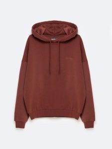 Bluza damska z kapturem bordowa Megan 604/ Foxie 604. Czerwone bluzy Big Star, l, bez wzorów, z kapturem. W wyprzedaży za 159,99 zł.