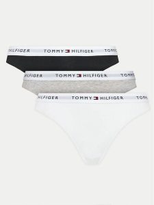 Tommy Hilfiger Komplet stringów UW0UW05530 Kolorowy. Komplety bielizny TOMMY HILFIGER, bez wzorów, z bawełny. Za 129,99 zł.