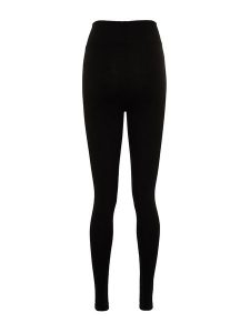 Trendyol Legginsy w kolorze czarnym rozmiar: XS. Czarne legginsy Trendyol, bez wzorów, z materiału. Za 48,28 zł.