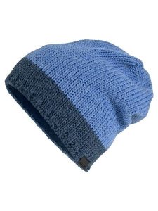 Elkline Czapka beanie "Hat up" w kolorze niebieskim rozmiar: onesize. Niebieskie czapki Elkline, bez wzorów, ze skóry. Za 138,92 zł.