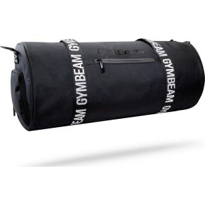 Torba sportowa GymBeam Barrel Black. Czarne torby podróżne i sportowe GYMBEAM, bez wzorów. Za 97,90 zł.