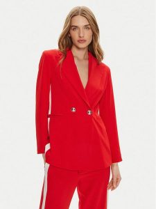 Maryley Marynarka 24EB212/04FI Czerwony Regular Fit. Czerwone marynarki i żakiety Maryley, m, bez wzorów, z syntetyku. Za 329,99 zł.