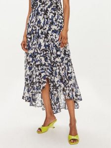Morgan Spódnica maxi 241-JDOLY1 Granatowy Regular Fit. Niebieskie spódnice Morgan, bez wzorów, z syntetyku, maxi. Za 179,99 zł.