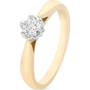 Piękny Pierścionek - , Brylant 0,29ct. Pierścionki marki W.KRUK. Za 5 990,00 zł.
