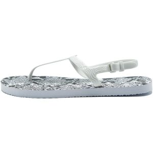 Sandały do chodzenia damskie Puma Cozy Sandal Wns. Białe sandały Puma, bez wzorów, bez obcasa, bez zapięcia. Za 44,09 zł.