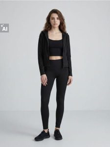 Legginsy sportowe Everyday Active - czarny. Czarne legginsy Sinsay, bez wzorów. Za 39,99 zł.