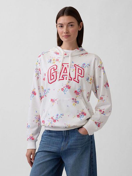 GAP Bluza w kolorze białym rozmiar: S. Białe bluzy GAP, s, bez wzorów, z kapturem. Za 96,37 zł.