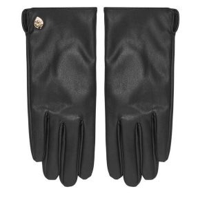 Rękawiczki Damskie Guess. Czarne rękawiczki Guess, z aplikacjami. Za 179,99 zł.