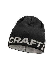 Craft czapka Adv Nordic Training Merino Logo z wełny i akrylu. Czarne czapki Craft, bez wzorów, z wełny. Za 103,30 zł.