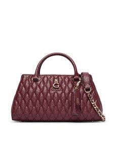 Guess Torebka Tamara HWGG23 23060 Bordowy. Czerwone torebki klasyczne Guess, z aplikacjami, ze skóry, bez dodatków. Za 674,99 zł.