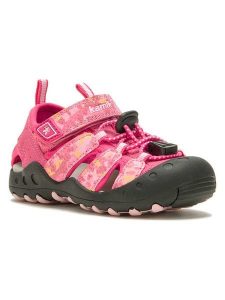 Kamik Sandały turystyczne "Crabprint" w kolorze różowym rozmiar: 23. Różowe sandały Kamik, bez wzorów, z materiału, bez obcasa, bez zapięcia. Za 132,67 zł.