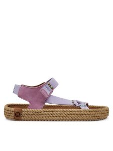 Bohonomad Sandały Nevada Elastic NEV.12-L9796 Fioletowy. Fioletowe sandały Bohonomad, bez wzorów, ze skóry, bez obcasa, na płaskiej podeszwie, bez zapięcia. Za 189,99 zł.