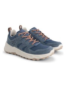 TRAVELIN' Skórzane buty turystyczne "Posio" w kolorze niebieskim rozmiar: 39. Niebieskie buty trekkingowe Travelin', bez zapięcia. Za 375,96 zł.