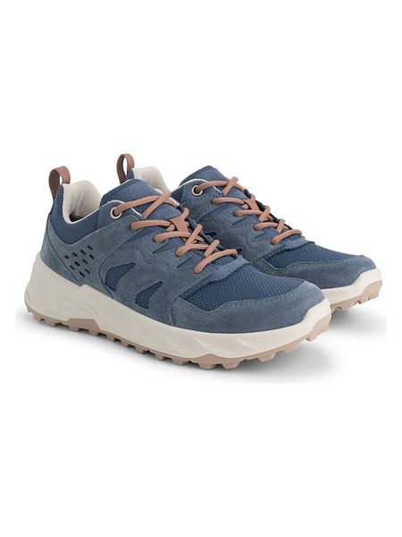 TRAVELIN' Skórzane buty turystyczne "Posio" w kolorze niebieskim rozmiar: 43. Niebieskie buty trekkingowe Travelin', bez zapięcia. Za 323,65 zł.
