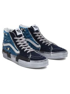 Vans Sneakersy "SK8-Hi Reconstruct" w kolorze niebiesko-granatowym rozmiar: 39. Niebieskie trampki Vans, bez wzorów, za kostkę, bez zapięcia. Za 293,98 zł.