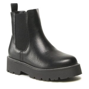 Botki Jenny Fairy. Czarne botki Jenny Fairy, bez wzorów, bez obcasa, na płaskiej podeszwie, bez zapięcia. Za 179,99 zł.