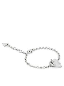 Guess Bransoletka JUBB06 074JW Srebrny. Szare bransoletki Guess, srebrne. Za 231,99 zł.