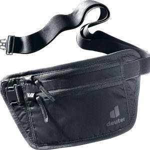 Saszetka nerka Deuter Security Money I. Czarne nerki i saszetki Deuter, bez wzorów, z materiału. Za 89,99 zł.