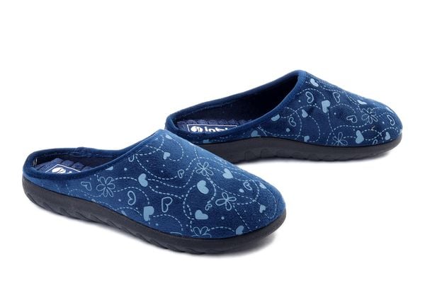Inblu ET-41 004 granatowy, klapki damskie. Niebieskie klapki Inblu, bez wzorów, bez obcasa. Za 67,99 zł.
