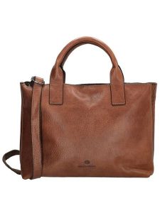 Micmacbags Skórzana torebka w kolorze jasnobrązowym - 35 x 24,5 x 13 cm rozmiar: onesize. Brązowe torebki klasyczne Micmacbags, bez wzorów, z materiału, przez ramię, bez dodatków. Za 416,30 zł.