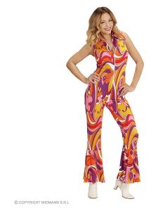 Carnival Party Kombinezon kostiumowy w kolorze pomarańczowo-różowym rozmiar: L. Pomarańczowe kombinezony Carnival Party, l, bez wzorów, bez kołnierzyka, bez ramiączek. Za 86,99 zł.