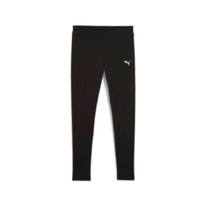 Spodnie legginsy damskie PUMA bawełna. Czarne legginsy Puma, bez wzorów, z bawełny. Za 83,00 zł.