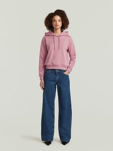 G-Star Bluza w kolorze jasnoróżowym rozmiar: L. Różowe bluzy G-Star, l, bez wzorów, z bawełny, z kapturem. Za 221,67 zł.