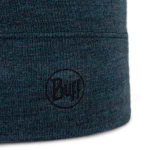 Czapka z wełny merino midweight. Zielone czapki Buff, bez wzorów, z wełny, sportowe. Za 140,99 zł.