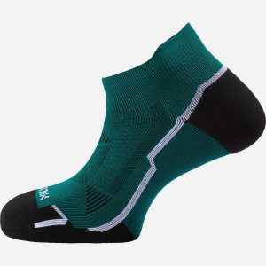 Skarpety do biegania w terenie Millet Intense Low Socks Czarny. Zielone skarpetki Millet, bez wzorów, z tkaniny. Za 79,00 zł.