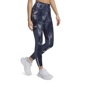 Legginsy do biegania damskie Under Armour Launch Printed Ankle. Szare legginsy Under Armour, bez wzorów. Za 189,99 zł.