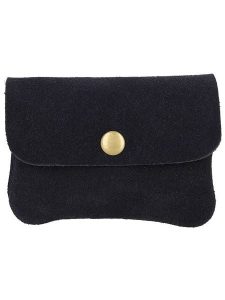 Charm Portfel "Elisa" w kolorze antracytowym - 11,5 x 7,5 x 1,5 cm rozmiar: onesize. Czarne portfele Charm, bez wzorów, z materiału. Za 34,99 zł.