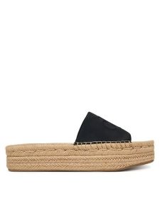 Calvin Klein Espadryle Ebeth HW0HW02894 Czarny. Czarne espadryle Calvin Klein, bez wzorów, z materiału, bez obcasa. Za 409,99 zł.