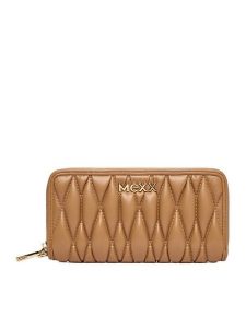 MEXX Portfel CEO-MEXX-W1-001-AW25 Beżowy. Brązowe portfele Mexx, bez wzorów, z materiału. Za 99,99 zł.