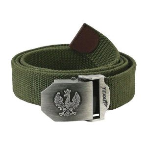 Pas parciany Orzeł. Zielone rajstopy i pończochy TEXAR, bez wzorów. Za 61,99 zł.