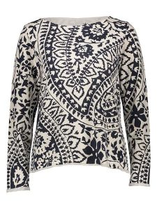 Juvia Bluza w kolorze kremowo-czarnym rozmiar: XS. Brązowe bluzy Juvia, xs, bez wzorów, bez kaptura. Za 194,95 zł.