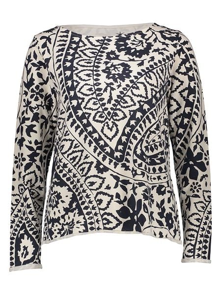 Juvia Bluza w kolorze kremowo-czarnym rozmiar: S. Brązowe bluzy Juvia, s, bez wzorów, bez kaptura. Za 149,95 zł.