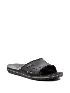 Crocs Klapki w kolorze czarnym rozmiar: 36-37. Czarne klapki Crocs, bez wzorów, z materiału, bez obcasa. Za 48,39 zł.