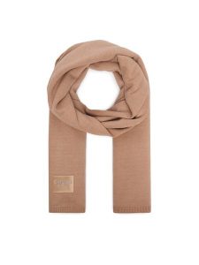 Guess Szalik AW5632 VIS03 Beżowy. Brązowe rękawiczki Guess, z aplikacjami, z wiskozy. Za 234,99 zł.